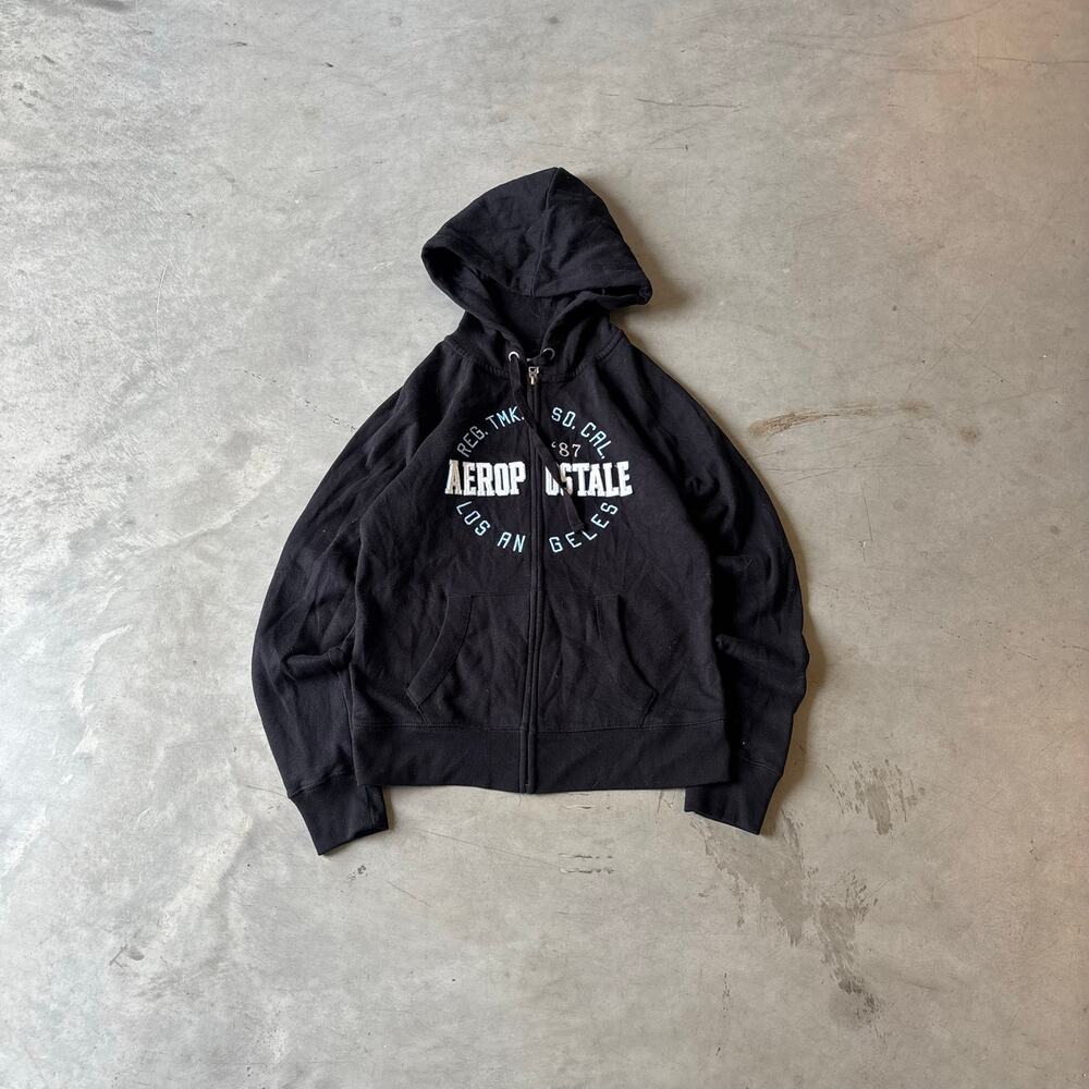 y2k vintage aeropostale embroidered zip up jacket